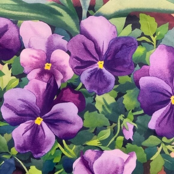 Garden Yard Flag Pansies Flower Pot Floral Purple Multicolor 12 X 18 in - Picture 7 of 13